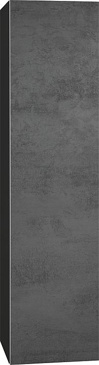 Hochschrank Helela, 1600 mm Höhe, Korpus schwarz