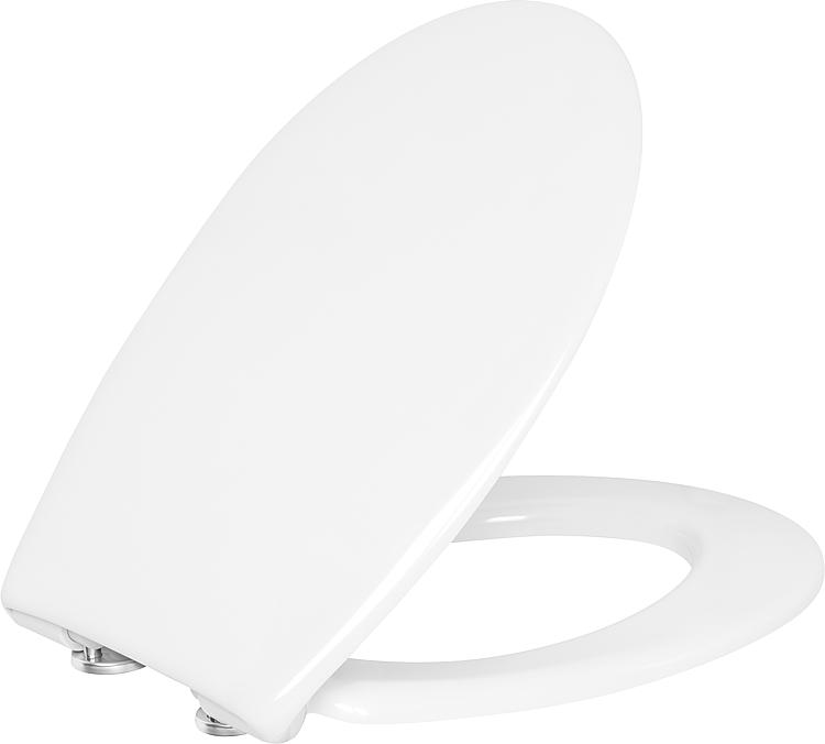 Grohe WC-Sitz Bau, Softclose weiß Edelstahlscharniere