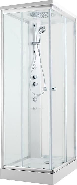 Eck-Komplettdusche Helshower