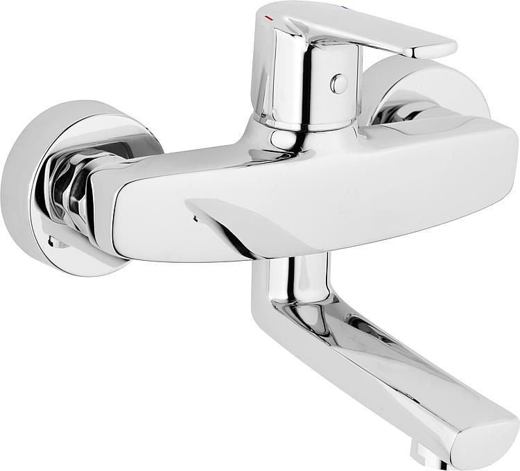 Heinrichschulte Wand-Spültischmischer Alpha 300