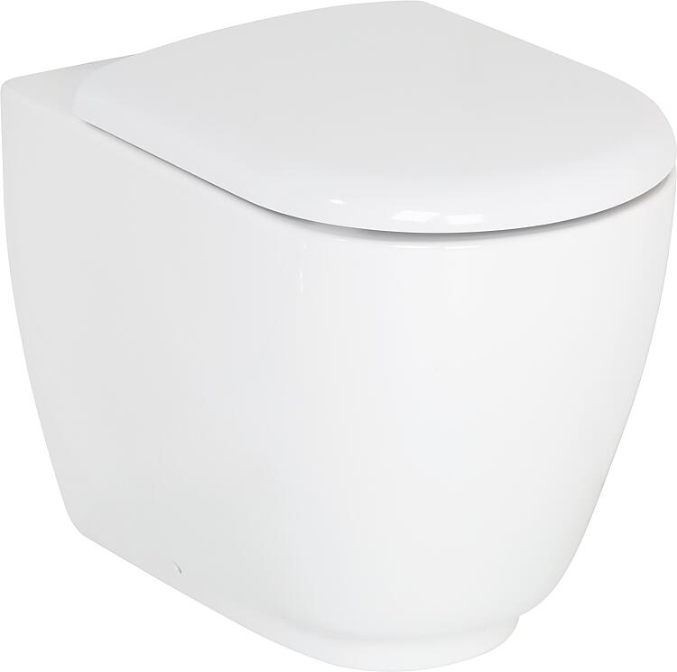 Stand-Tiefspül-WC Helaimera, spülrandlos
