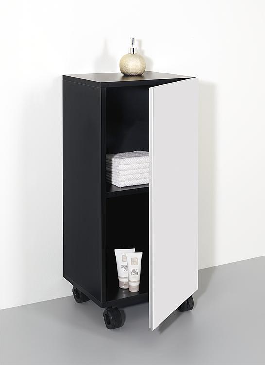 Rollcontainer Helela, Korpus schwarz, 880 mm Höhe