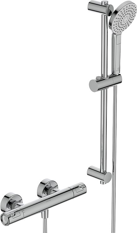 Brause-Set Heldeal mit Thermostat Helceratherm 50