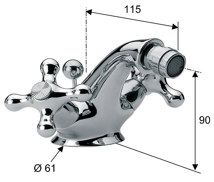 Bidetmischer Helretro