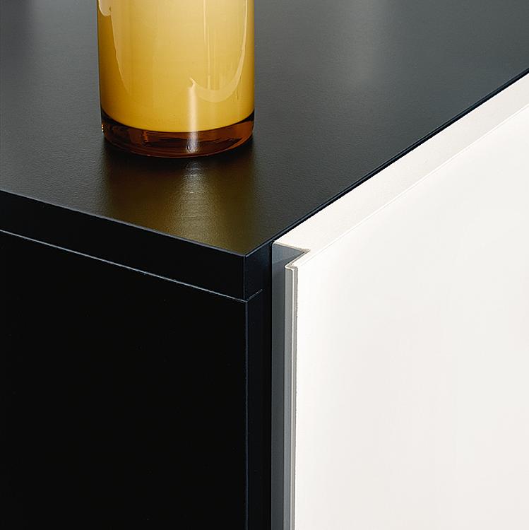 Rollcontainer Helela, Korpus schwarz, 880 mm Höhe