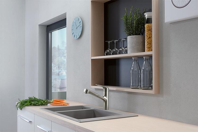 Hansgrohe Spültischmischer Focus 150 M42, mit herausziehbarem Auslauf