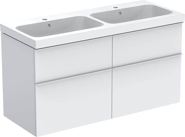 Geberit Doppelwaschtisch iCon, 1200 mm