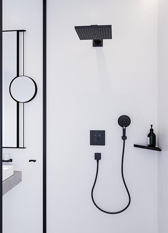 Hansgrohe Kopfbrause Raindance E 300 Air 1jet, mit Brausearm