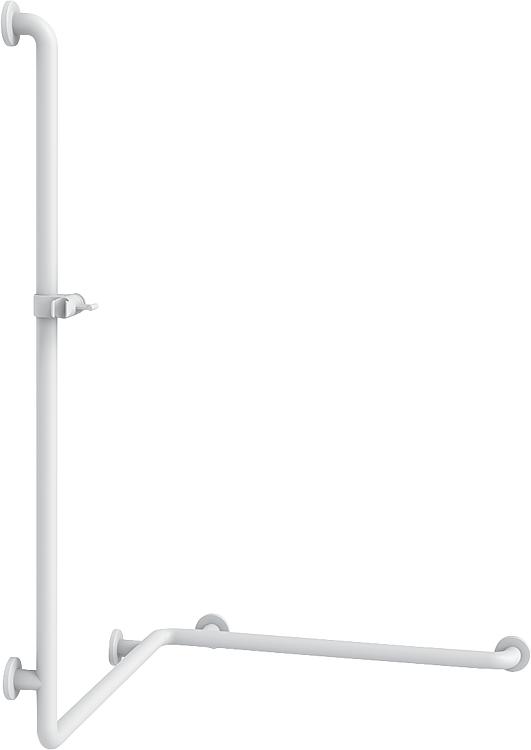 Normbau Duschhandlauf mit Brausehalterstange Nylon