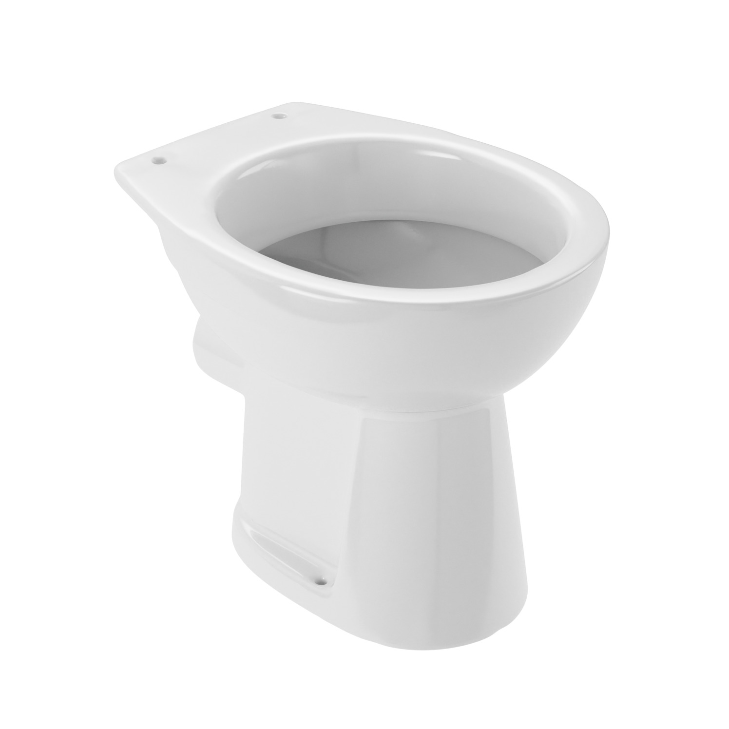 Stand-Flachspül-WC-Set Clivia mit Spar Spülkasten und Anschlussstutzen
