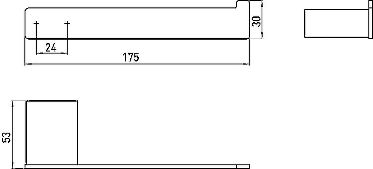 Emco Reservepapierhalter Loft, schwarz