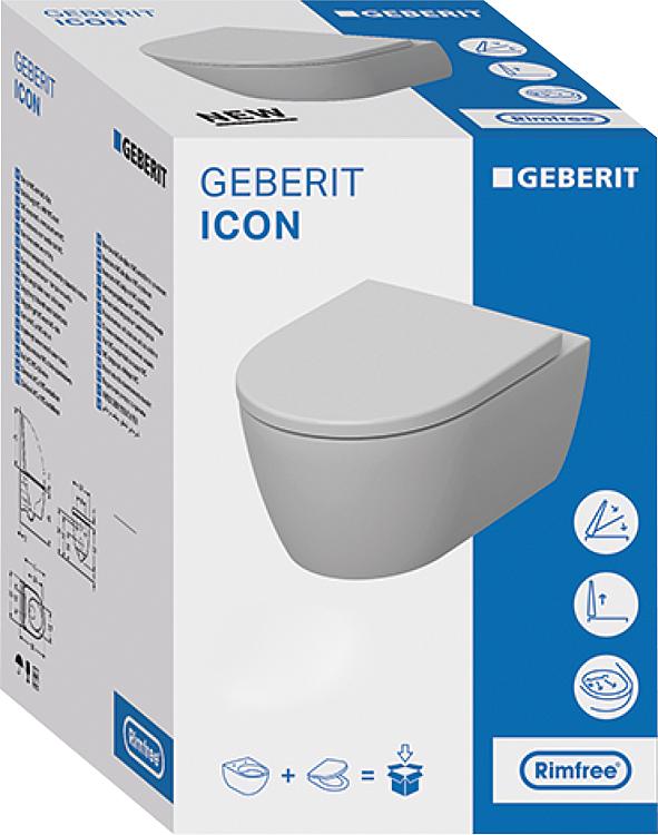 Geberit Combi-Pack Wandtiefspül-WC iCon