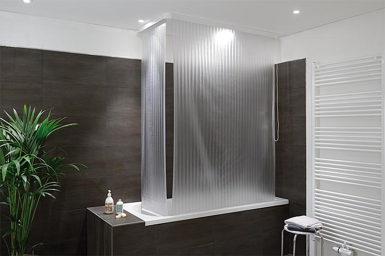 Design-Eckduschrollo-Set Helemaga