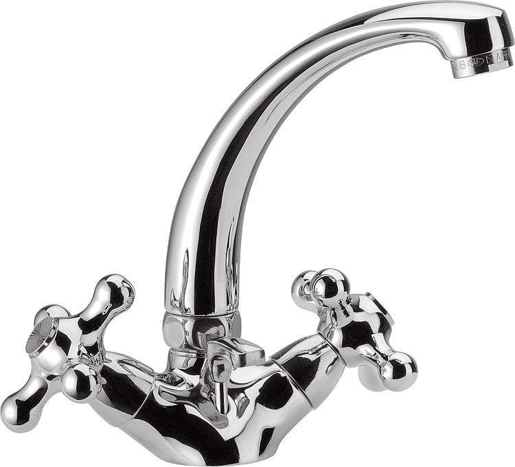 Waschtischmischer Helretro L, schwenkbar