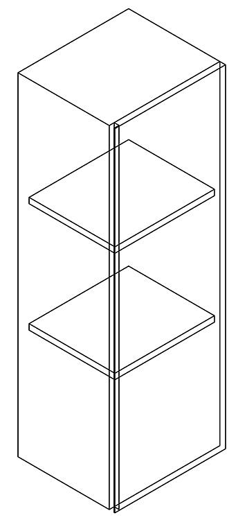 Hochschrank Helela, 1200 mm Höhe, Korpus schwarz