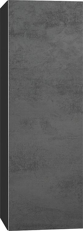 Hochschrank Helela, 1200 mm Höhe, Korpus schwarz