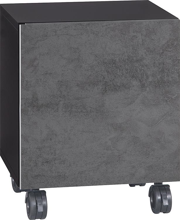 Rollcontainer Helela, Korpus schwarz, 480 mm Höhe