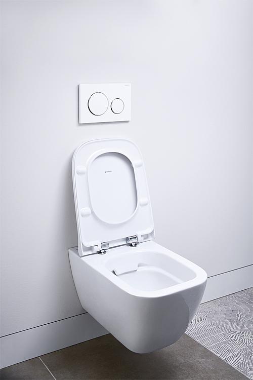 Geberit Wand-Tiefspül-WC Smyle Square Compact