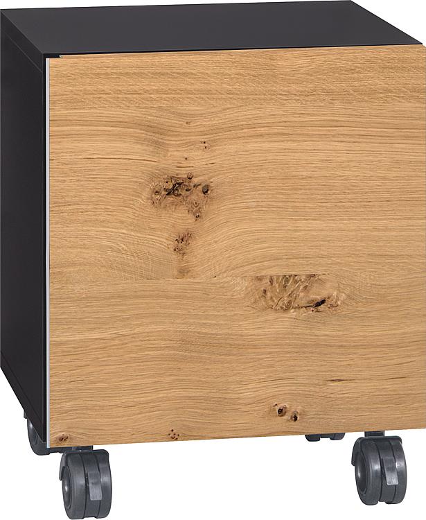 Rollcontainer Helela, Korpus schwarz, 480 mm Höhe