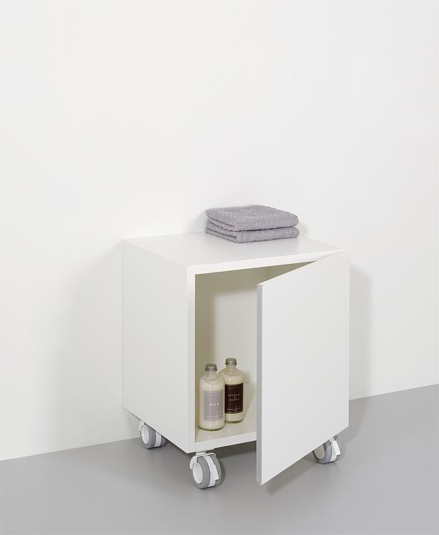 Rollcontainer Helela, Korpus weiß, 480 mm Höhe