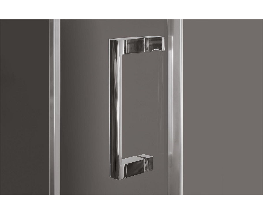 Eck-Duschkabine Heleloa 2.0, 2 Pendeltüren und 2 Glas-Fixteile