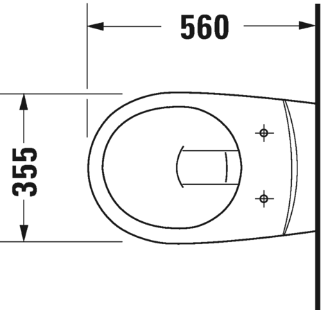 Duravit Wand-Tiefspül-WC D-Code Basic
