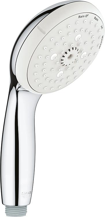 Grohe Handbrause Tempesta 100, 4 Strahlarten