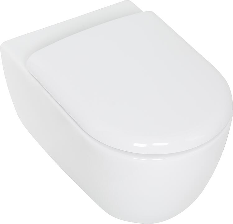 Wand-Tiefspül-WC Helaimera, spülrandlos