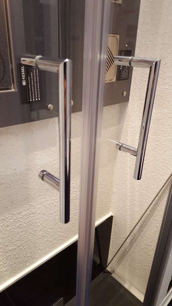 Ausstellungsstück Dusch-Drehtür für Nische (D19)
