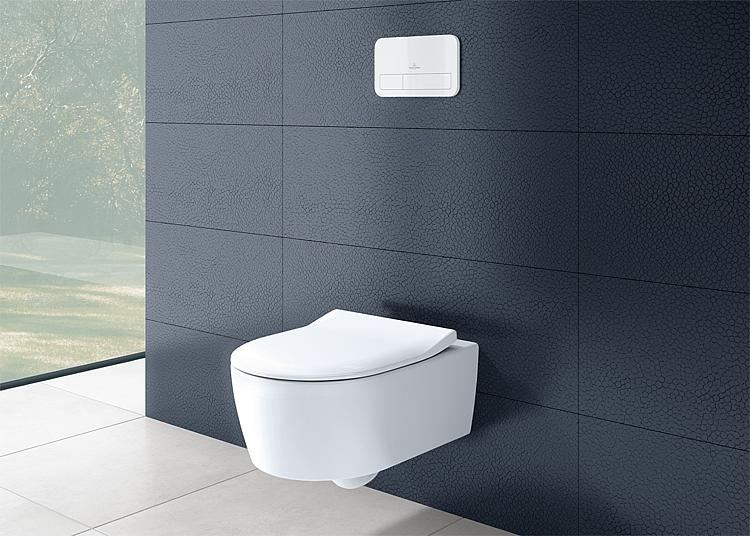 Villeroy & Boch Combi-Pack Wandtiefspül-WC Avento Slim Seat