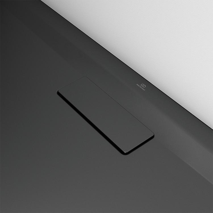 Ablaufventil Ultra Flat New, schwarz