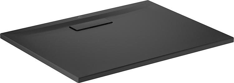 Duschwanne Heltra Flat New, Rechteck, schwarz