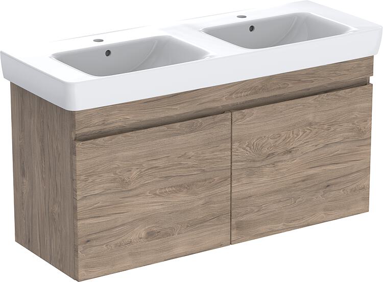 Geberit Doppelwaschtisch Renova Plan, 1300 mm