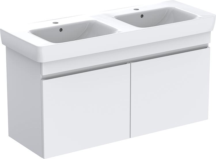 Geberit Doppelwaschtisch Renova Plan, 1300 mm