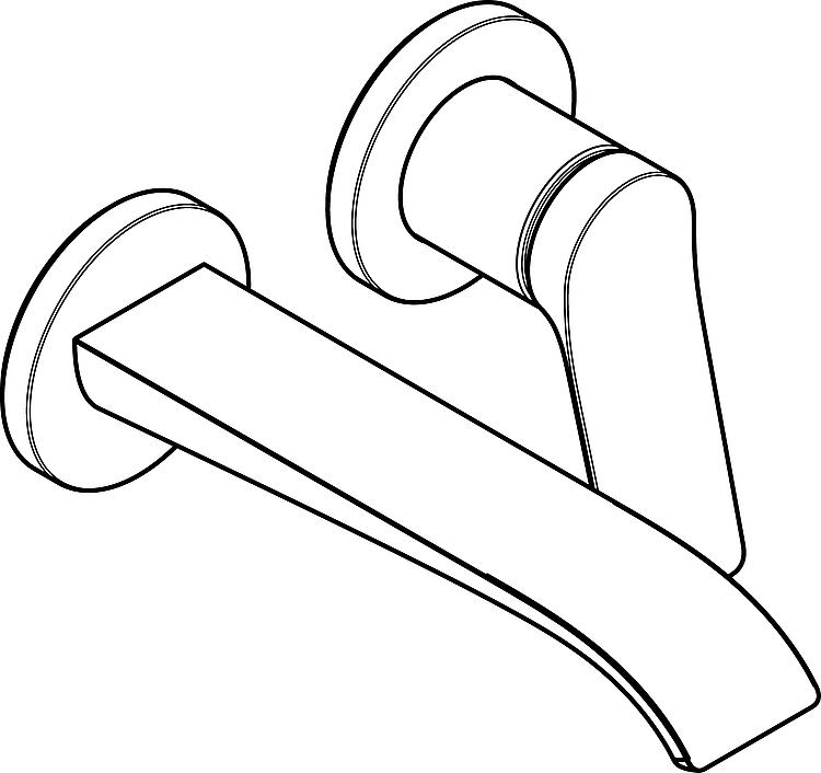 Hansgrohe UP-Wand-Waschtischmischer Vivenis