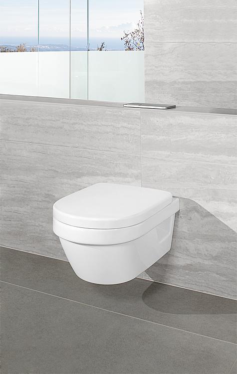 Villeroy & Boch Combi-Pack Wand-Tiefspül-WC Architectura, rund