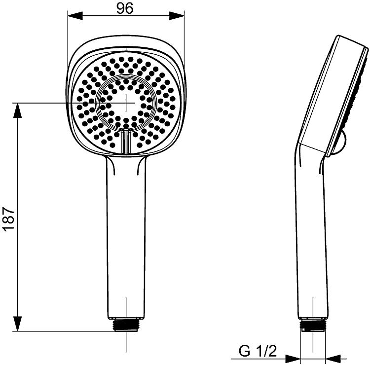 Hansa Handbrause HansaBasicjet Style