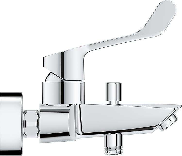 Grohe Einhebel-Wannenmischer Eurosmart, langer Hebel