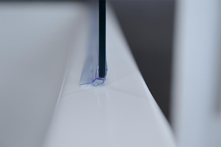 Badewannenaufsatz Heleloa 2.0, 1 Glas-Drehelement