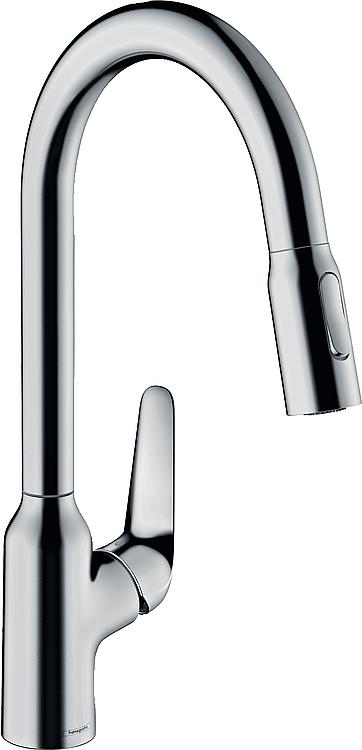 Hansgrohe Spültischmischer Focus 220 M42, mit herausziehbarer Geschirrbrause