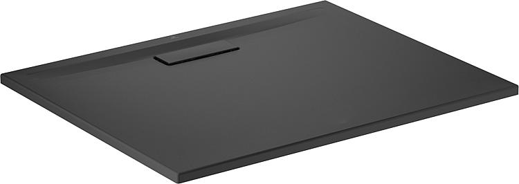 Duschwanne Heltra Flat New, Rechteck, schwarz