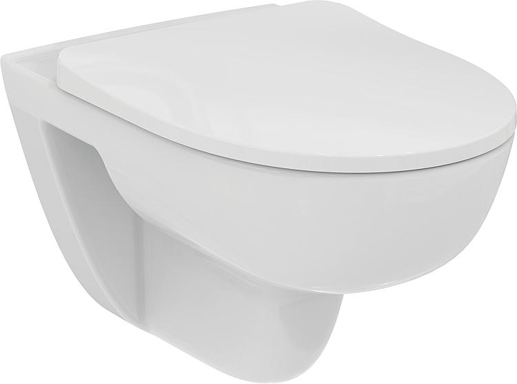 Wand-Tiefspül-WC Helilife, rund