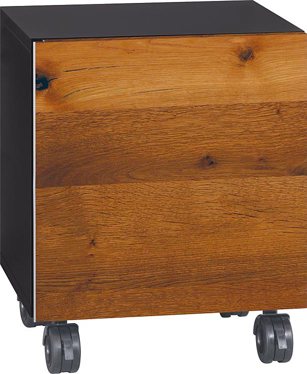 Rollcontainer Helela, Korpus schwarz, 480 mm Höhe
