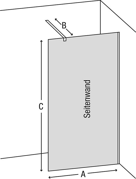 Walk-In Duschabtrennung Helelja