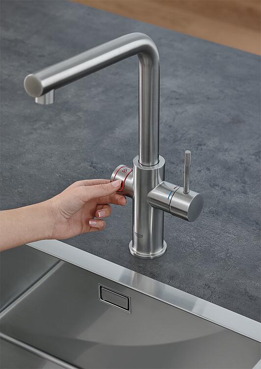 Grohe Red Duo Spültischarmatur und Boiler